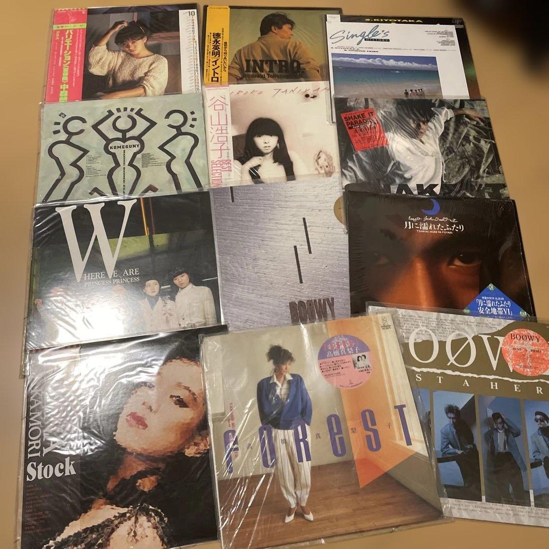 LP レコード 色々ヒット曲12枚セット