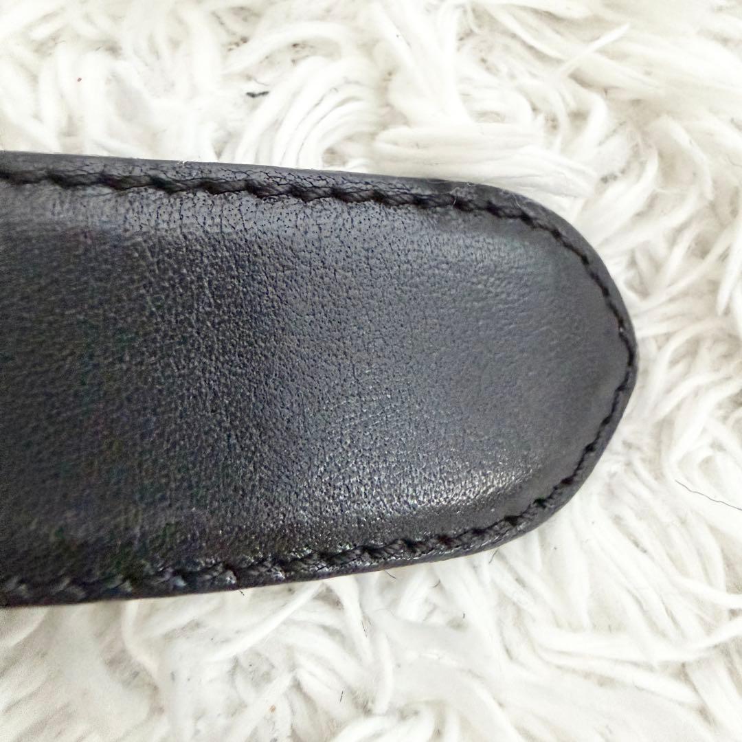 ジャンニヴェルサーチ 2連 メデューサ ベルト ブラック シルバー