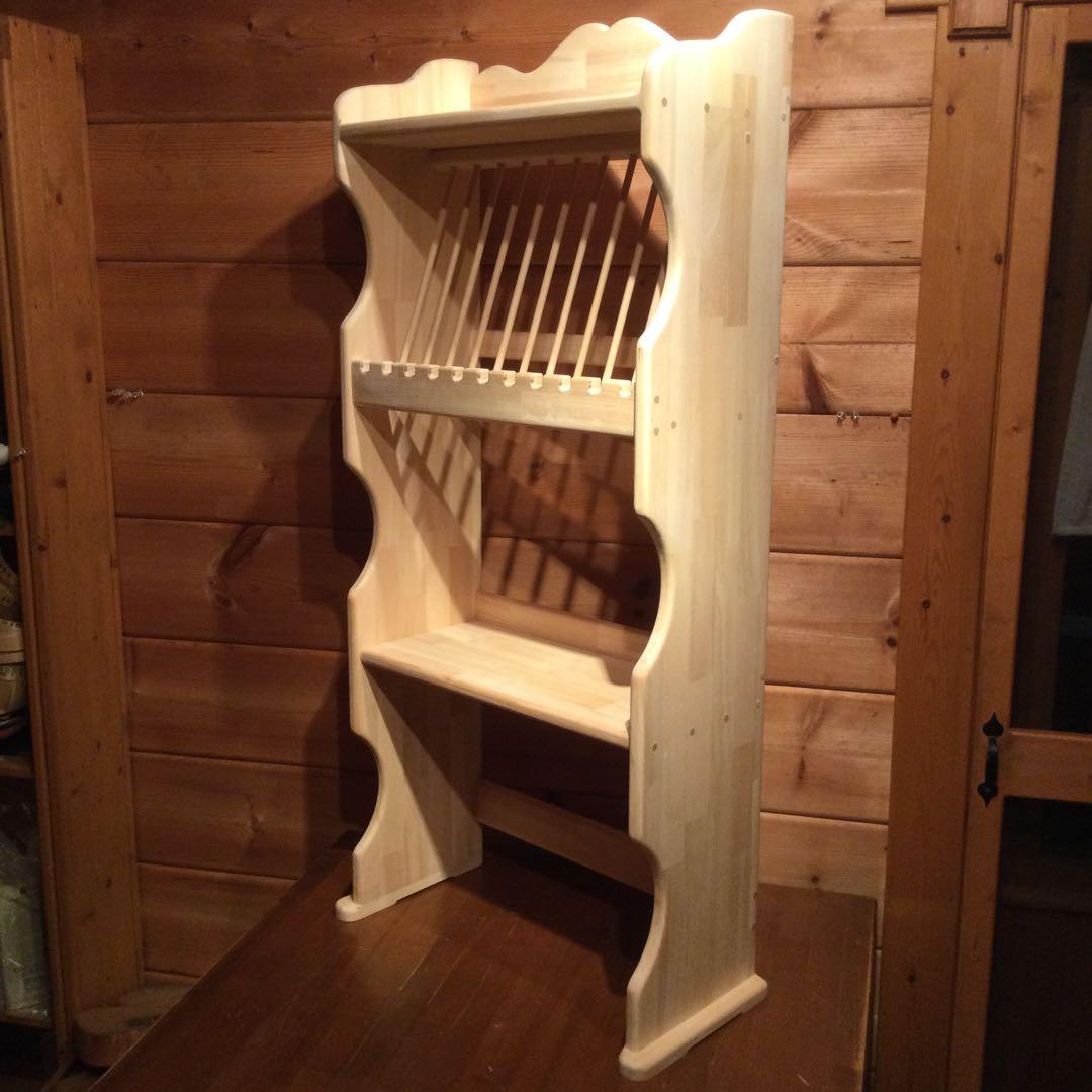 かのこさま専用ページ♡ ディッシュラック置き型　棚付き