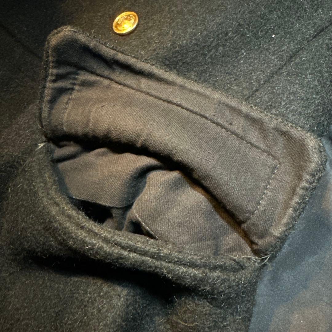 唯一無二⭐️将校 ミリタリー ナポレオンコート ヘヴィ ドイツ軍 ブラック