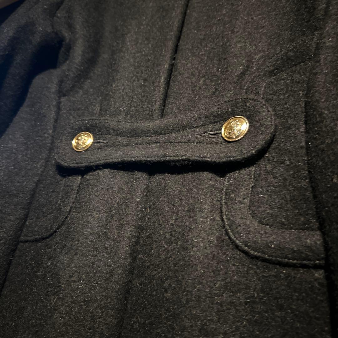 唯一無二⭐️将校 ミリタリー ナポレオンコート ヘヴィ ドイツ軍 ブラック