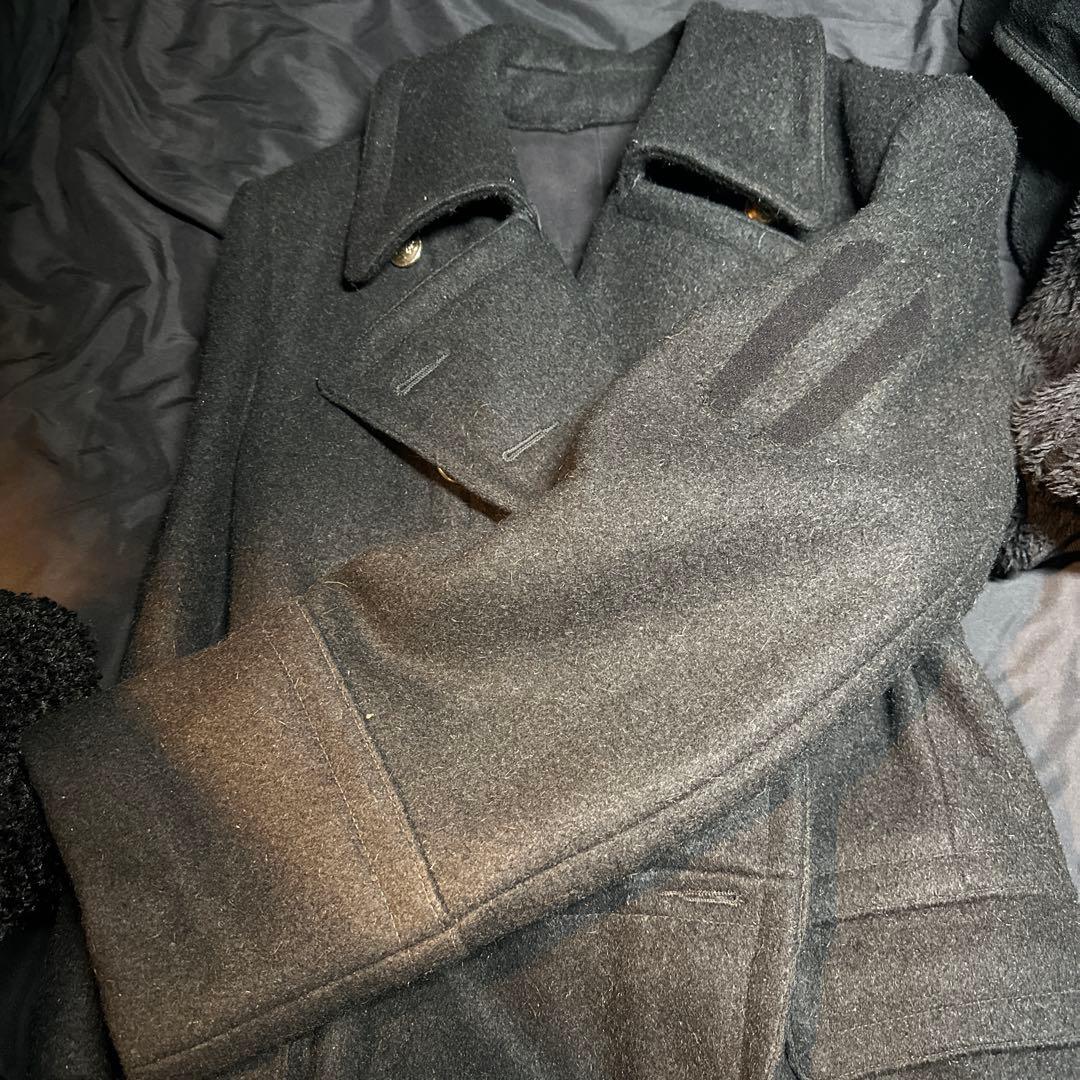 唯一無二⭐️将校 ミリタリー ナポレオンコート ヘヴィ ドイツ軍 ブラック