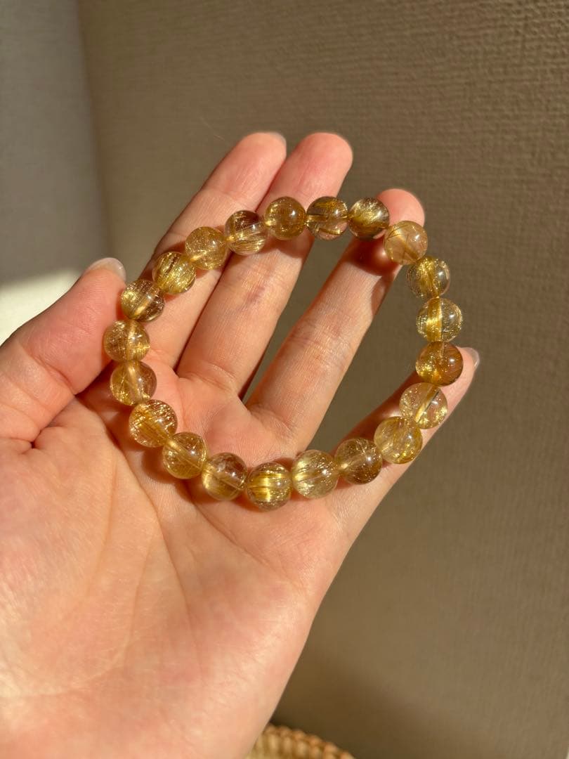 【超高品質】ルチルクォーツ　キラキラ　AA級