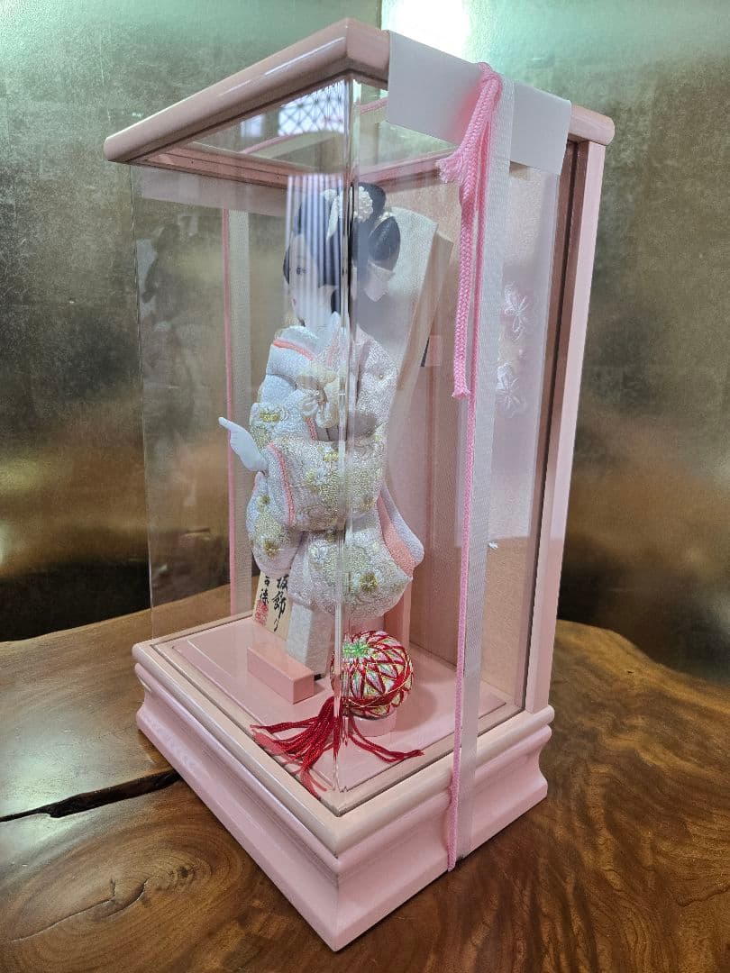 【展示品限り】正月飾り　羽子板　ケース飾り　※閉店セール　H34