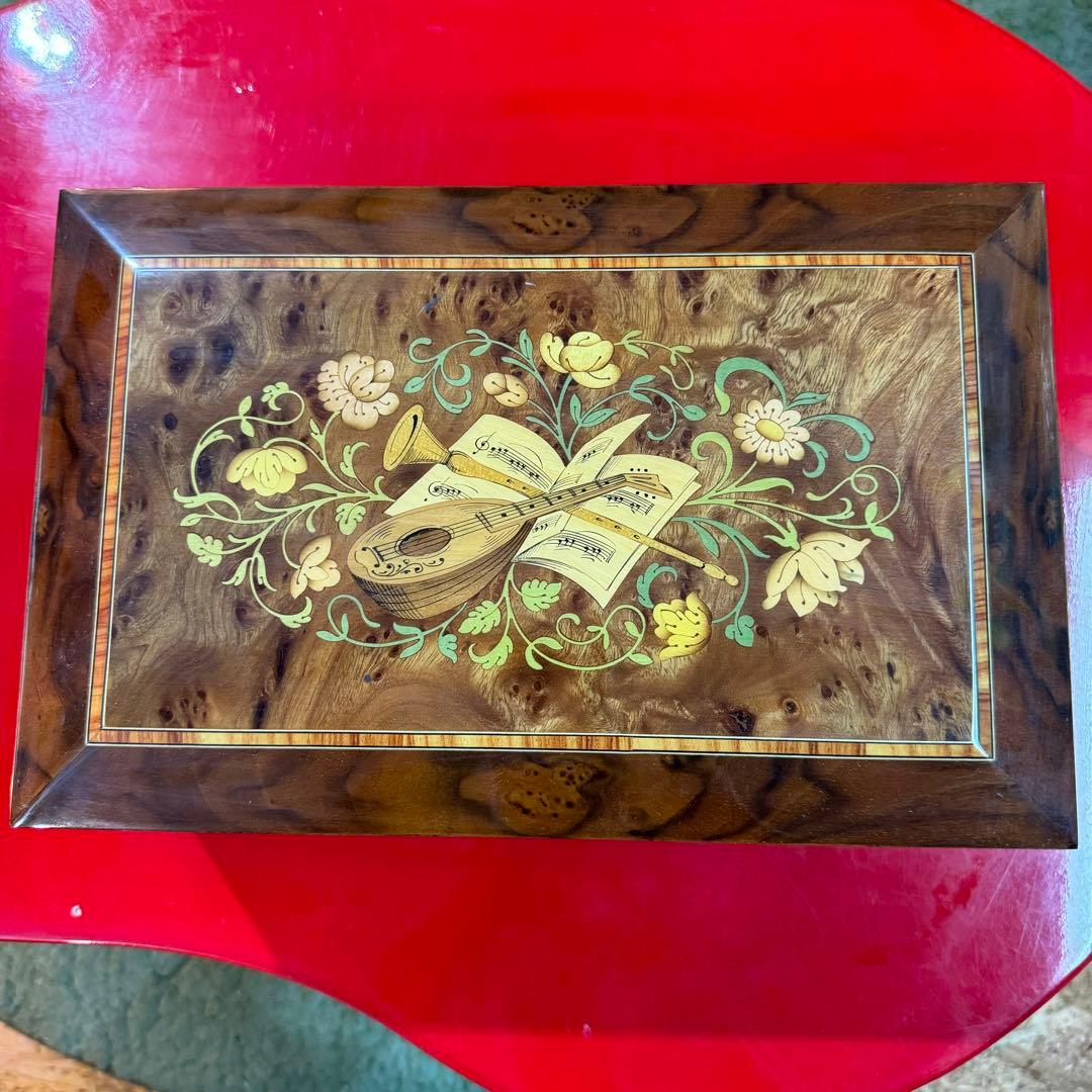 スイス　リュージュ社製　高級アンティーク　ディスク型オルゴール　ディスク6枚付