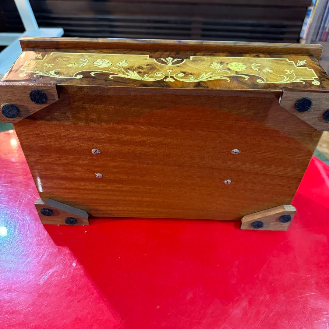 スイス　リュージュ社製　高級アンティーク　ディスク型オルゴール　ディスク6枚付