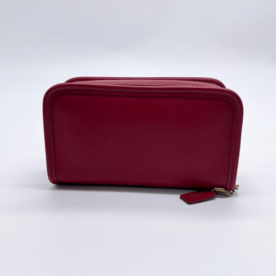 激レア✨コーチ COACH ポーチ オールド ヴィンテージ レッド 赤
