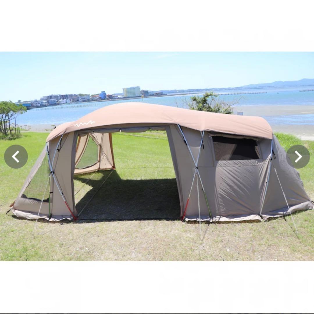 アルペンアウトドアーズ 2ルームテント AOD-3 キャンプ ドームテント4人用