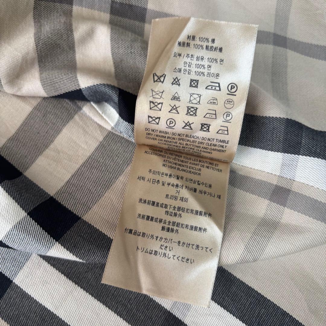 バーバリーロンドンイングランド ステンカラーコート GBBURLIMCAS