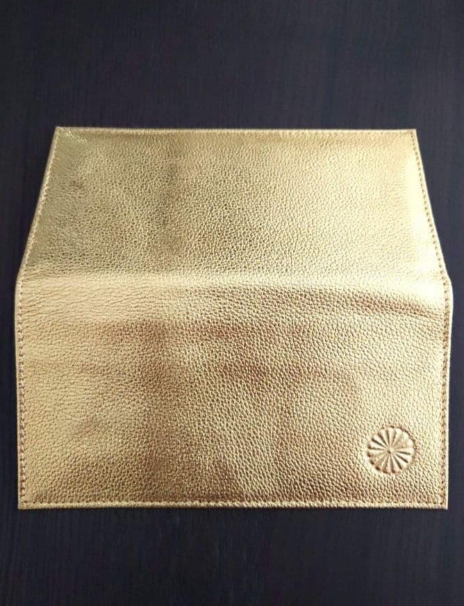 【未使用品】皇居　長財布　ゴールド