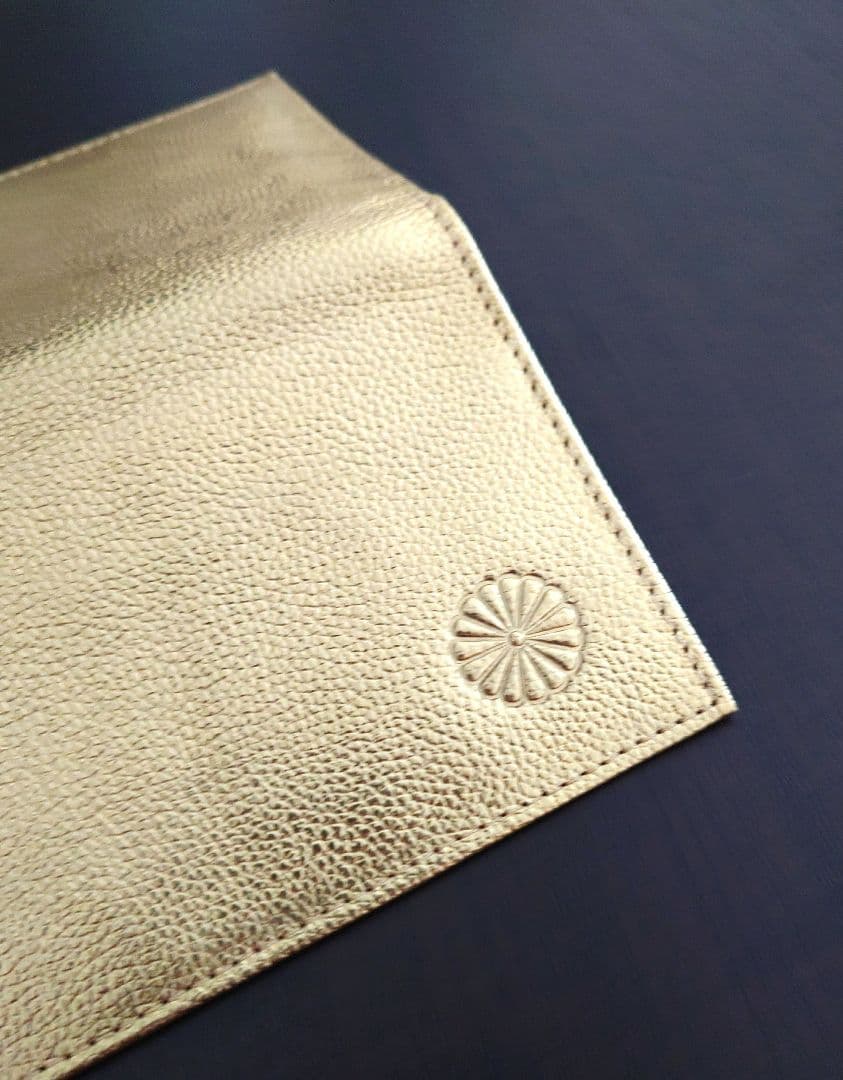 【未使用品】皇居　長財布　ゴールド