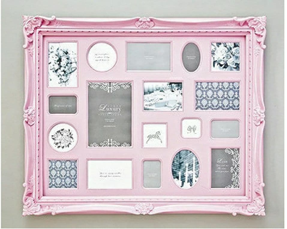 要問合せ♥️大好きな写真がアートになります♥️ロココ調　額　写真たて　ピンク