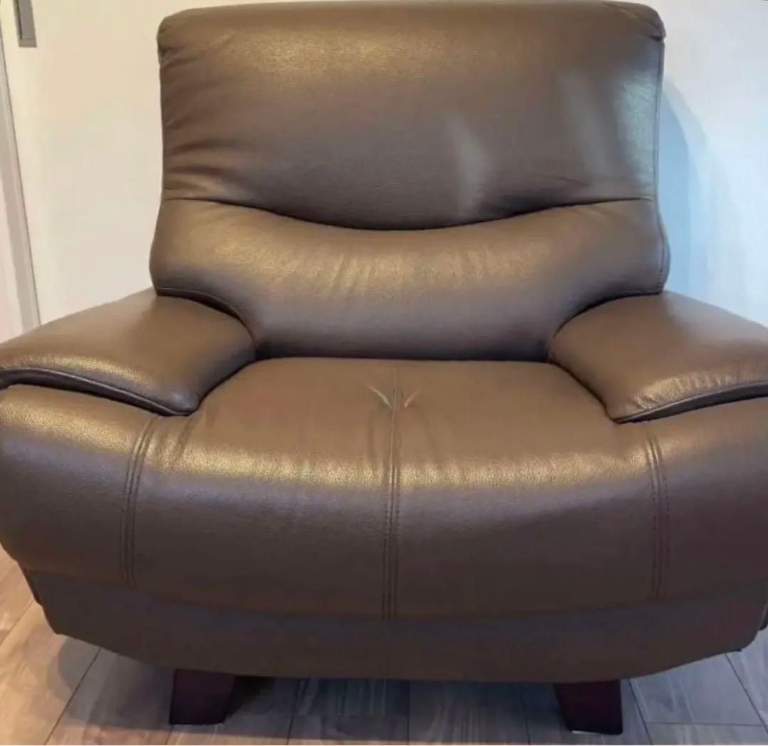 シングルソファー レザー