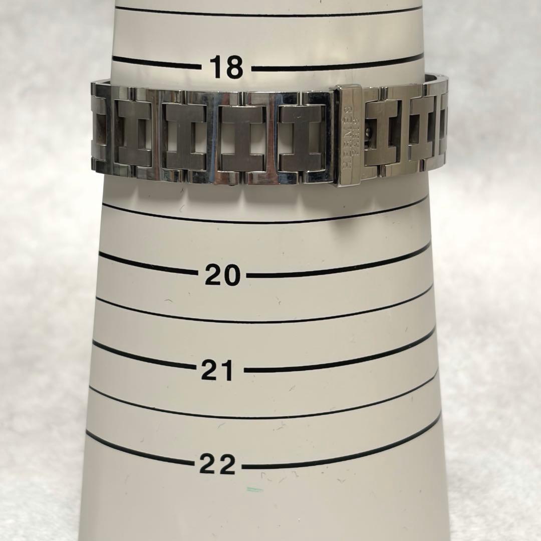 【人気✨】HERMES メンズ　腕時計　クリッパー　黒　CL6.710 新品電池