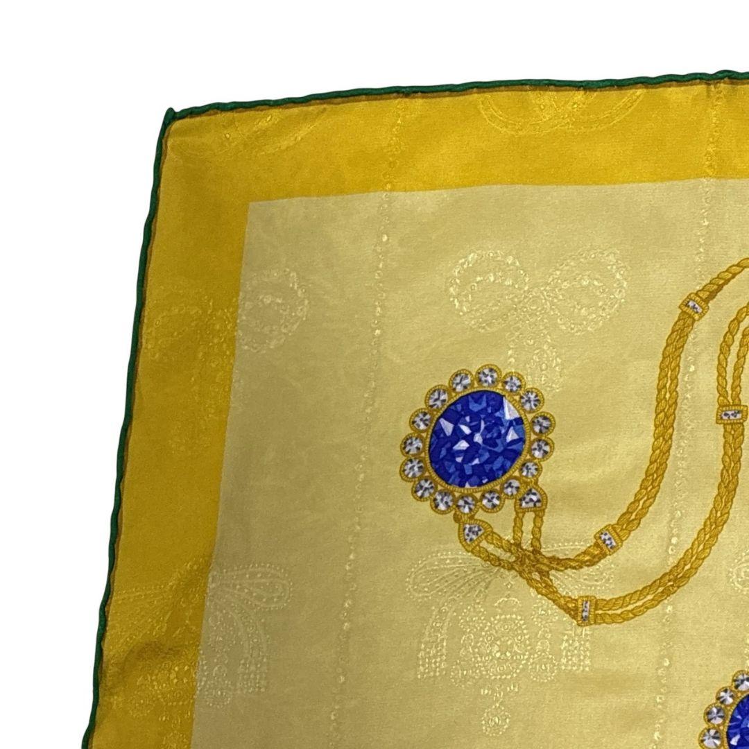 【極美品】Cartie カルティエ シルク イタリア製 大判スカーフ ストール