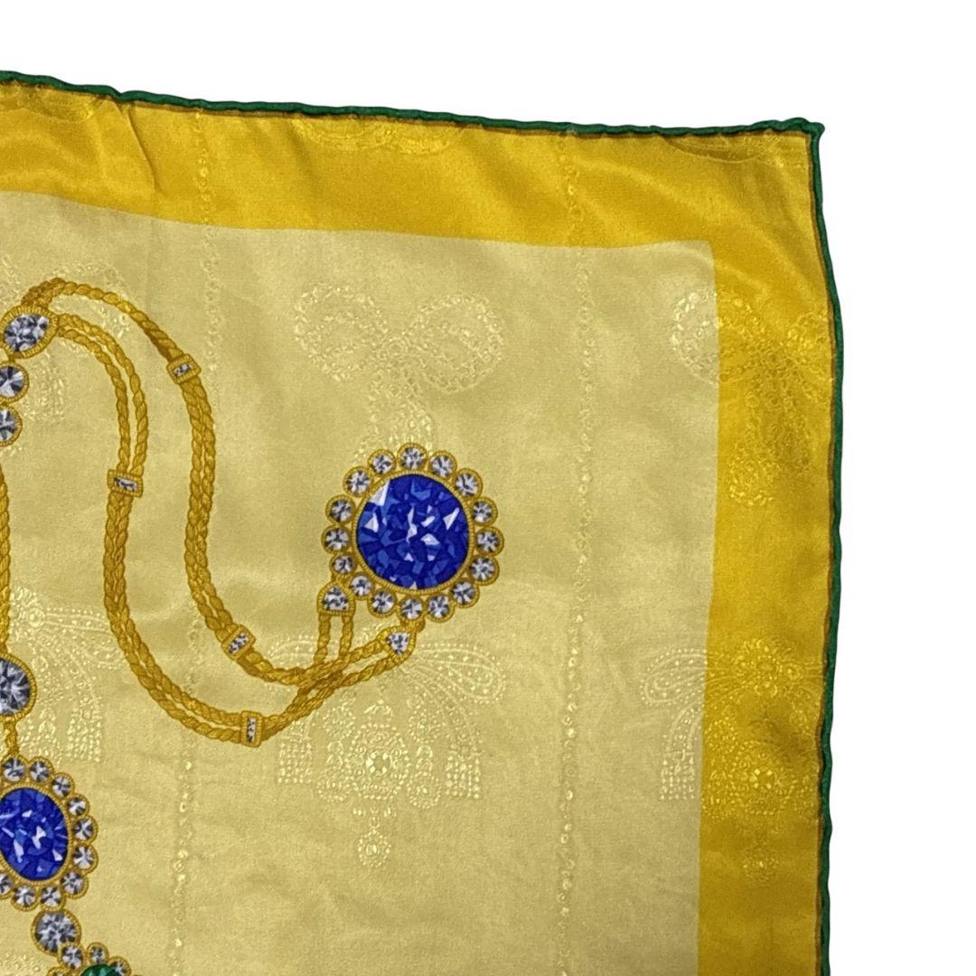 【極美品】Cartie カルティエ シルク イタリア製 大判スカーフ ストール