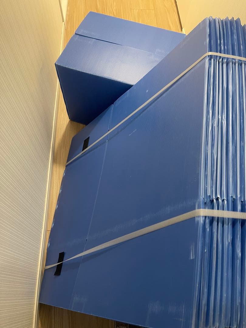 新品　130サイズ 収納箱 10枚セット　プラスチック段ボール　引越しボックス