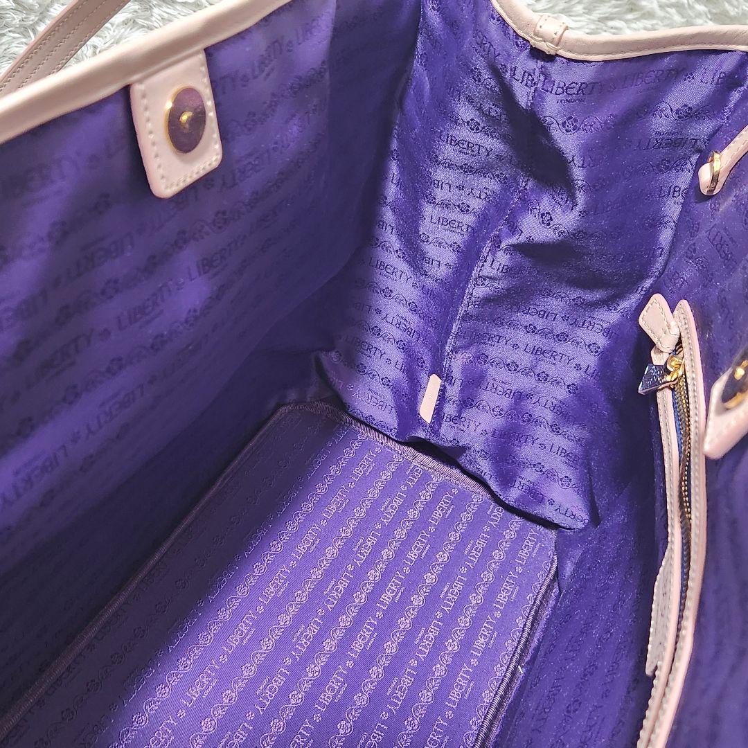 美品 大容量 A4収納可 LIBERTY マールボロ トートバッグ アイフィス