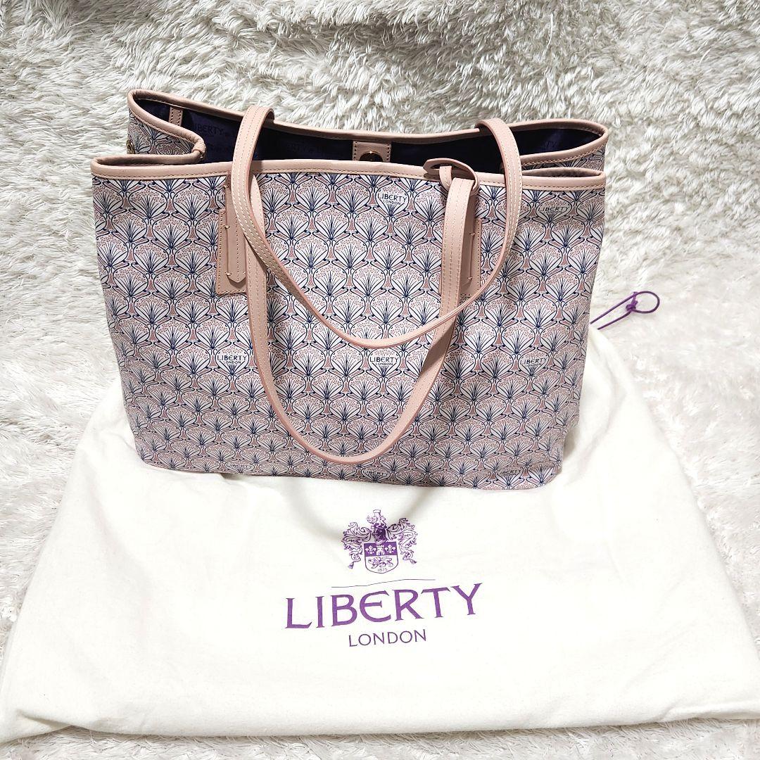 美品 大容量 A4収納可 LIBERTY マールボロ トートバッグ アイフィス