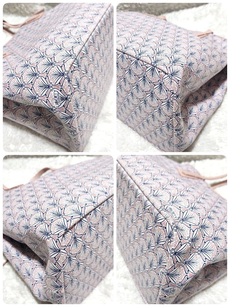 美品 大容量 A4収納可 LIBERTY マールボロ トートバッグ アイフィス