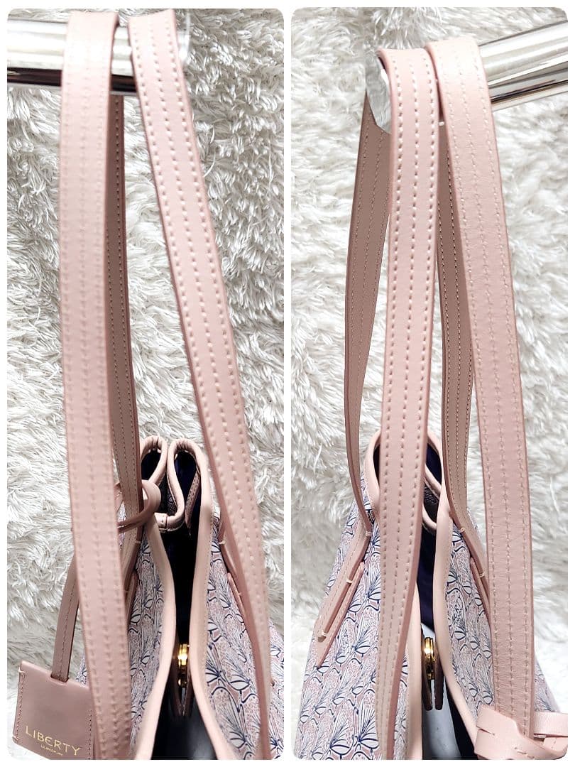 美品 大容量 A4収納可 LIBERTY マールボロ トートバッグ アイフィス
