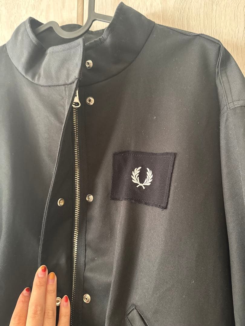 Fred Perry ブラック ロングコート