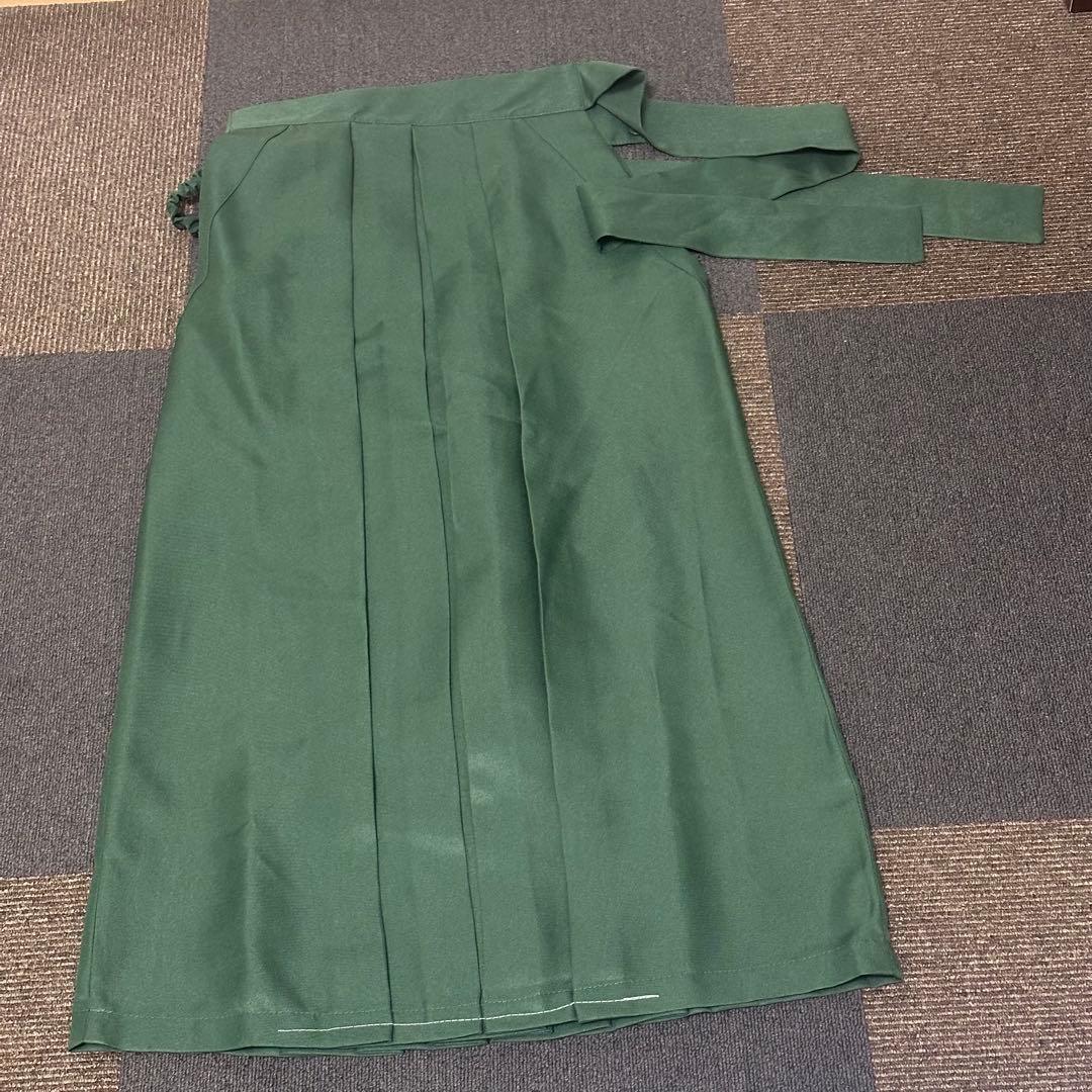 ★美品★卒業式　キャサリンコテージ 黒緑　袴セット 150cm 髪飾り付