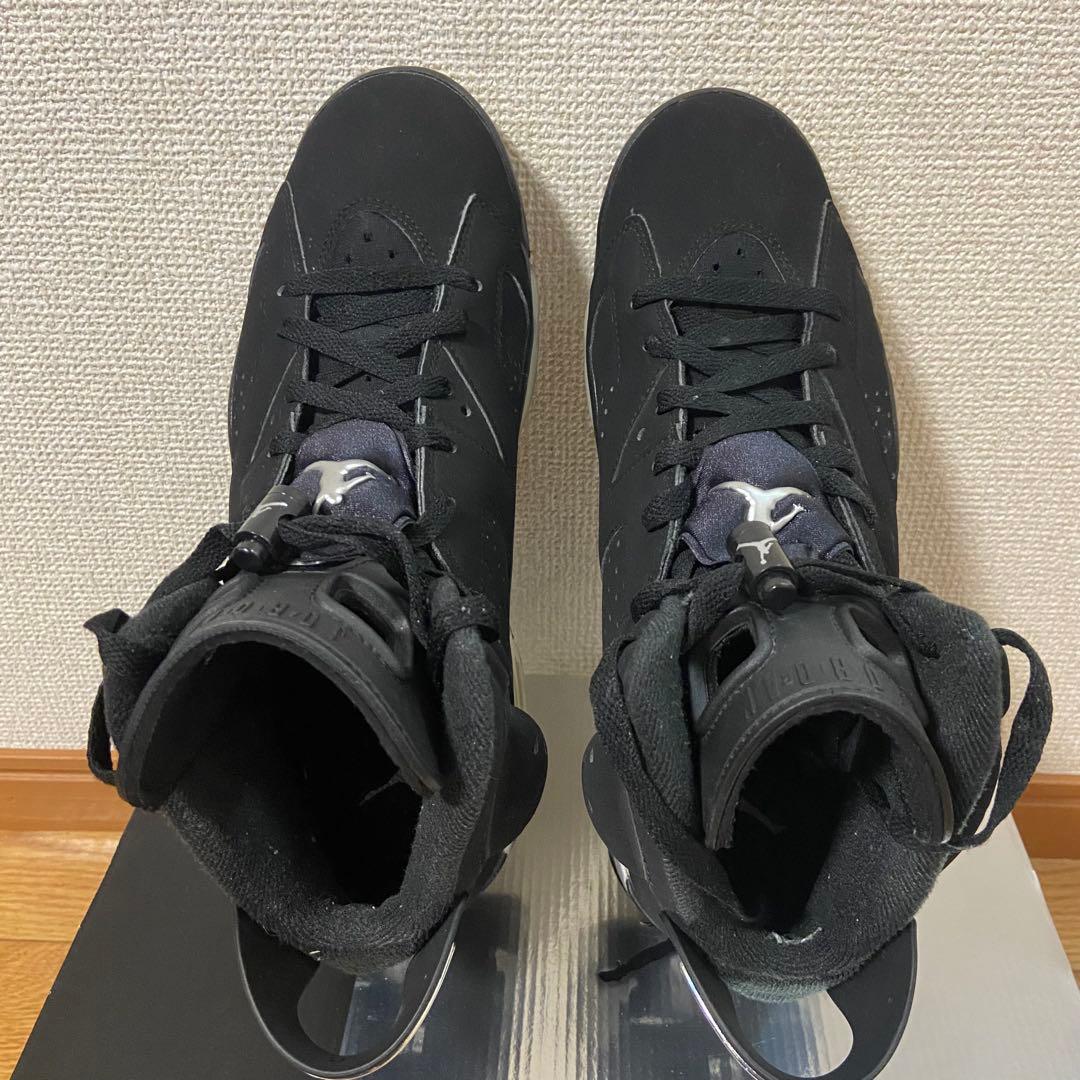 靴 NIKE Air Jordan 6 RETRO BLACK 27.5cm