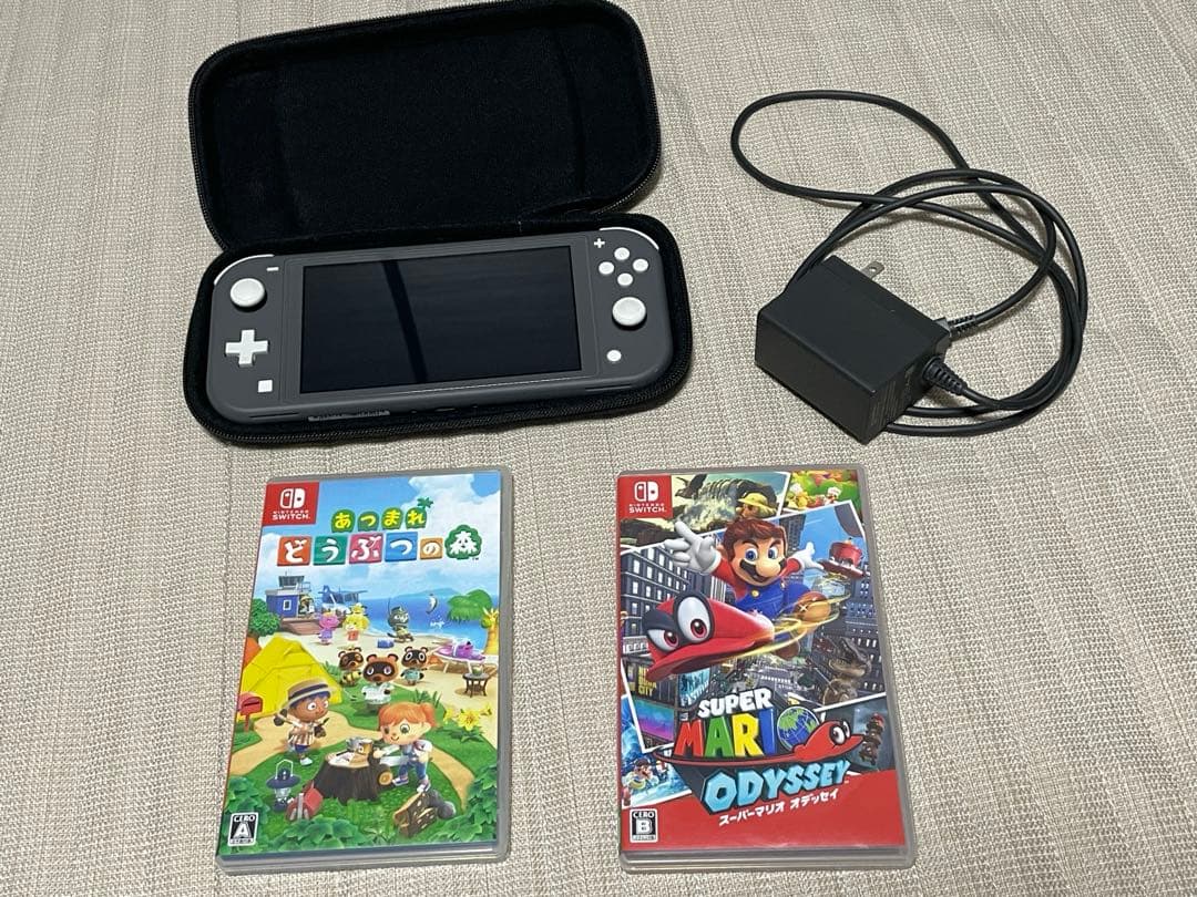 Nintendo Switch Lite グレー ソフト2本付き (値下げ不可)
