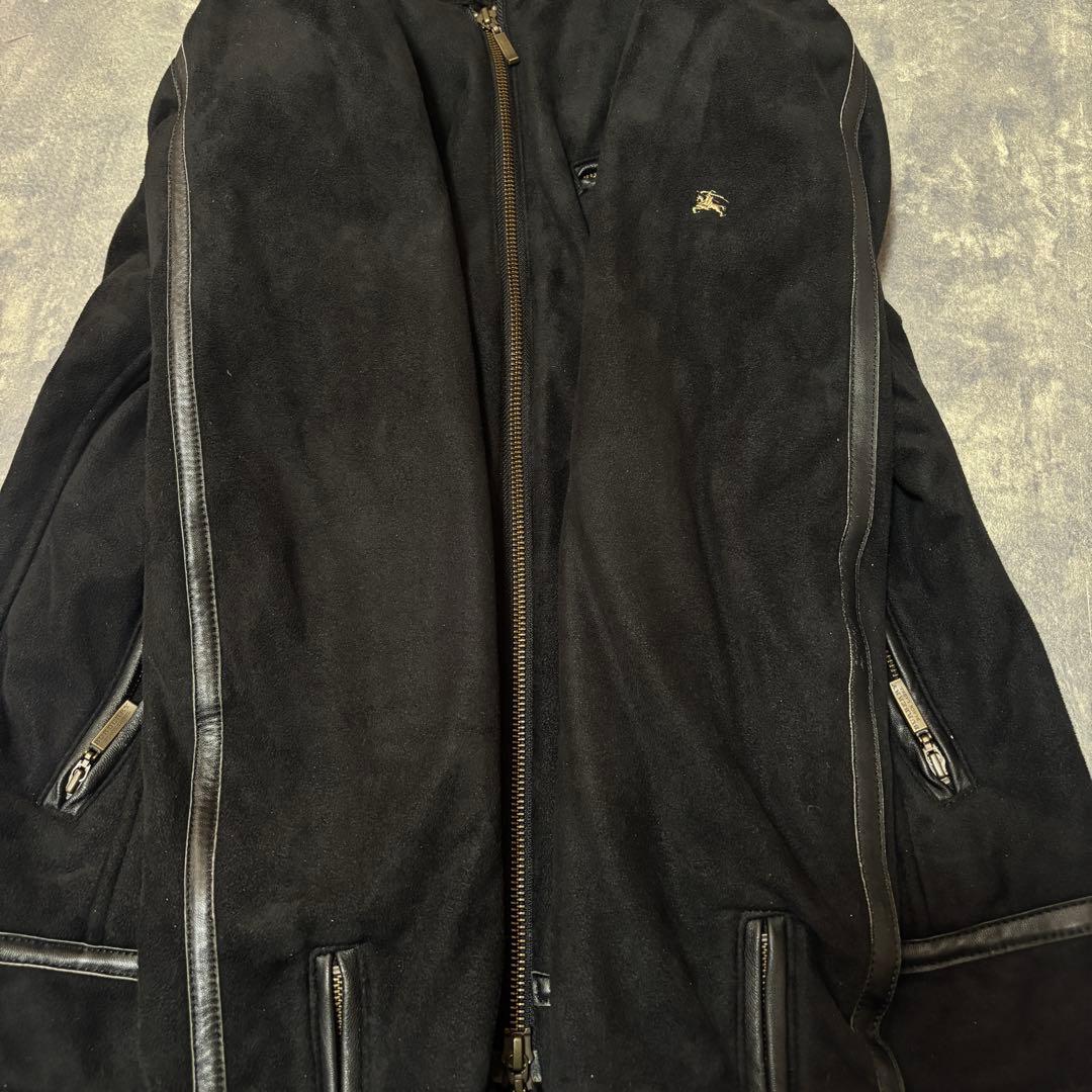 リョウ！入手困難▲バーバリーブラックレーベル ムートン ジャケット コート