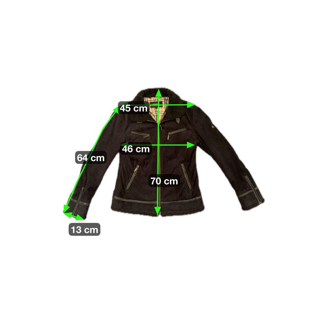 リョウ！入手困難▲バーバリーブラックレーベル ムートン ジャケット コート