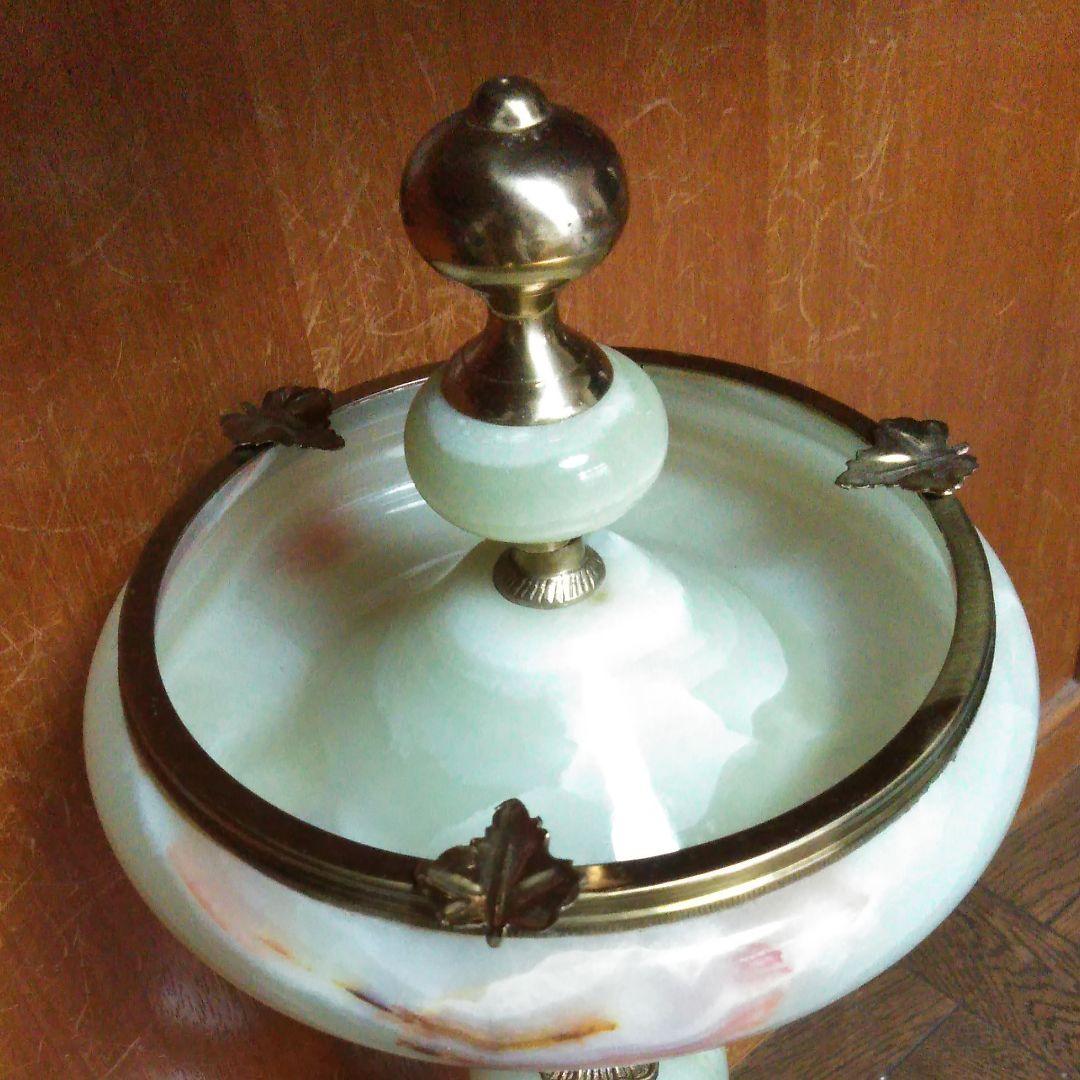 アンティーク 大理石 スタンド 灰皿 クラシック インテリア 工芸品