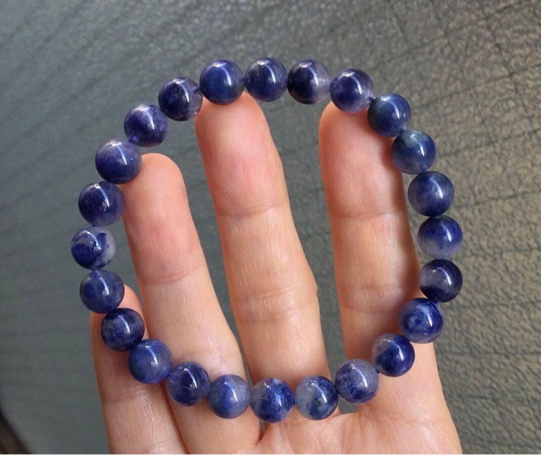 【プレミアム品質】◆レア&濃い色 デュモルチェライトインクォーツ「自信」