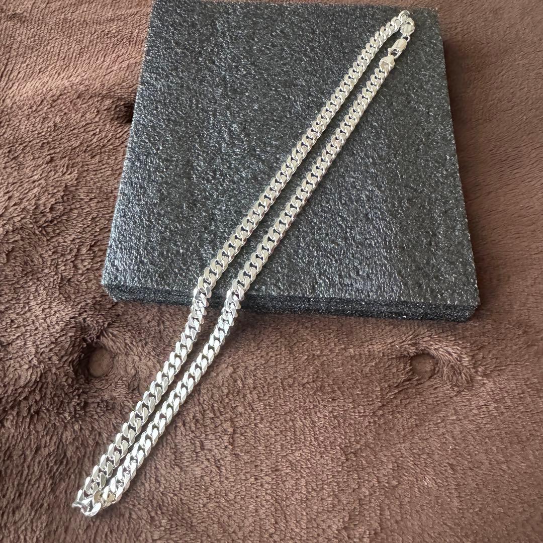 50cm 45g スターリングシルバー925　6面カット　喜平 刻印あり