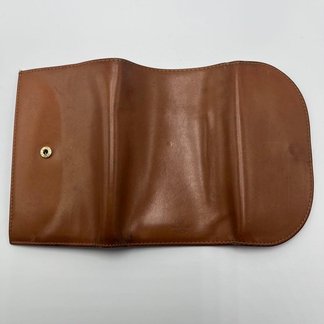 希少 Whitehouse Cox 三つ折り財布 ブラウン ブライドルレザー