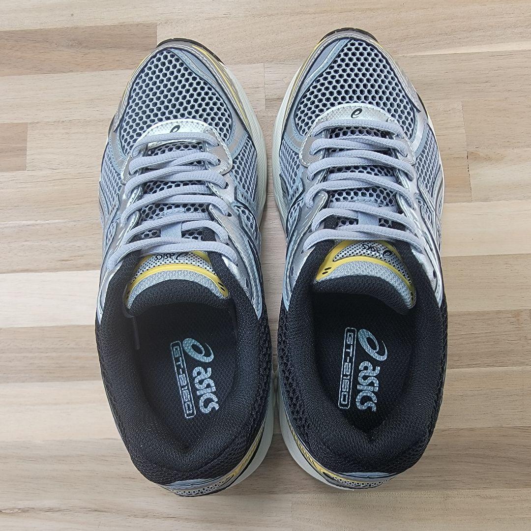 アシックス GT-2160 シルバー/ブラック/イエロー 23cm