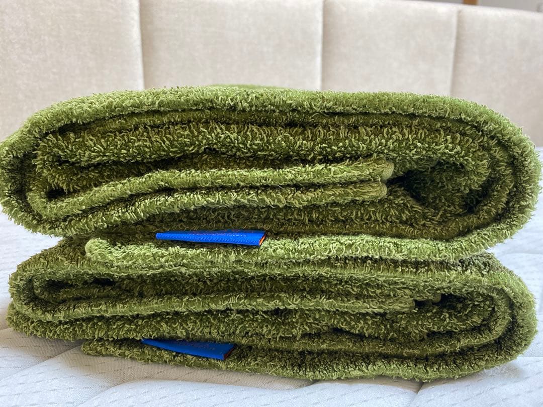 hippopotamus オーガニック　バスタオル　ピスタチオ