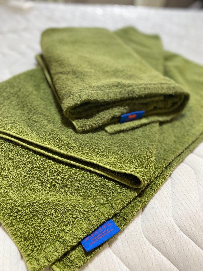 hippopotamus オーガニック　バスタオル　ピスタチオ