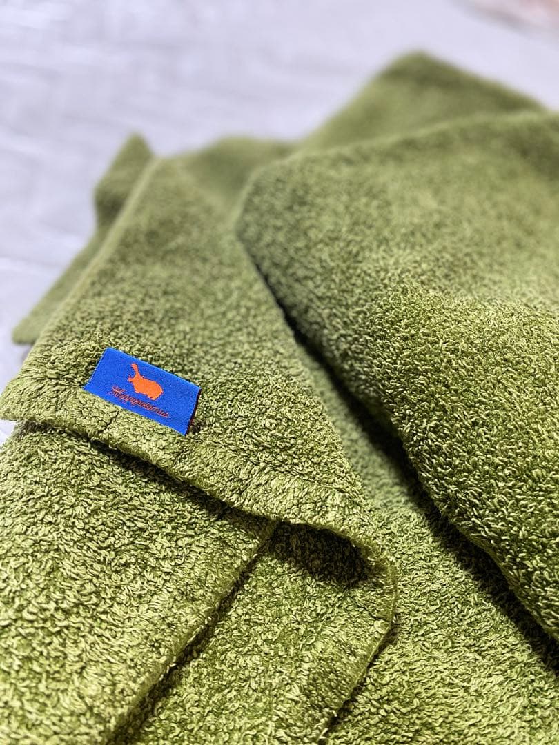 hippopotamus オーガニック　バスタオル　ピスタチオ