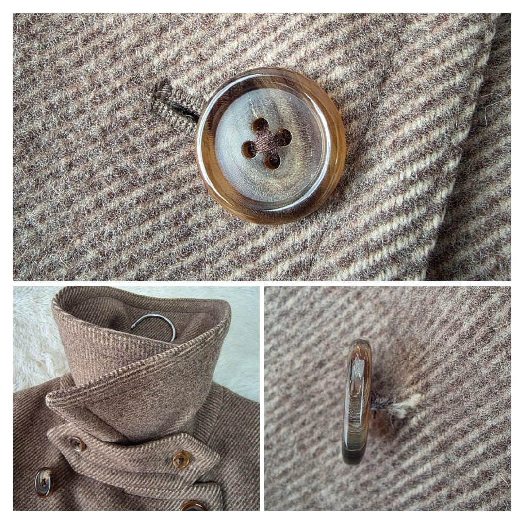 【アンゴラブレンド】ラルフローレン ダブルブレスト ロング チェスターコート 9