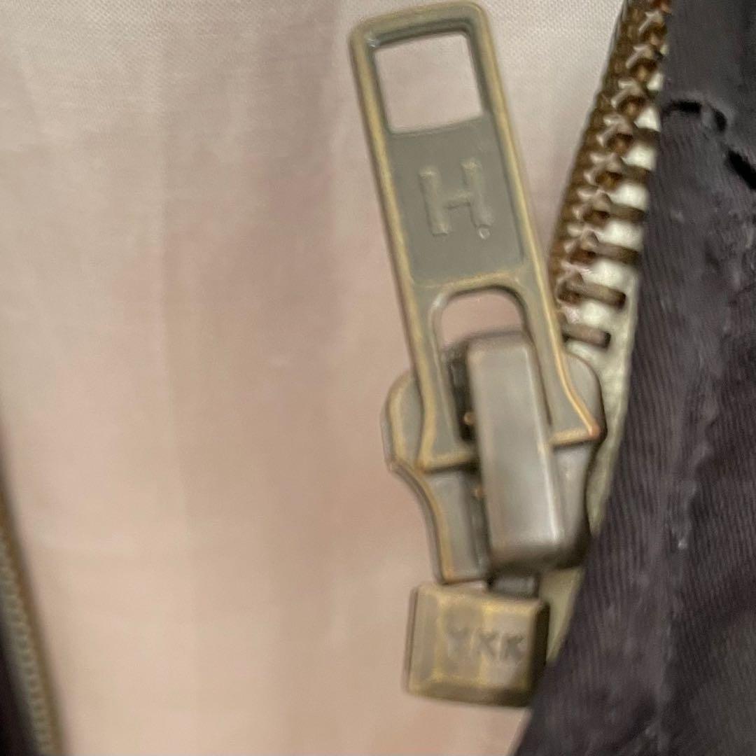 HOUSTON JAPAN ALASKA 刺繍スカジャン ブラック