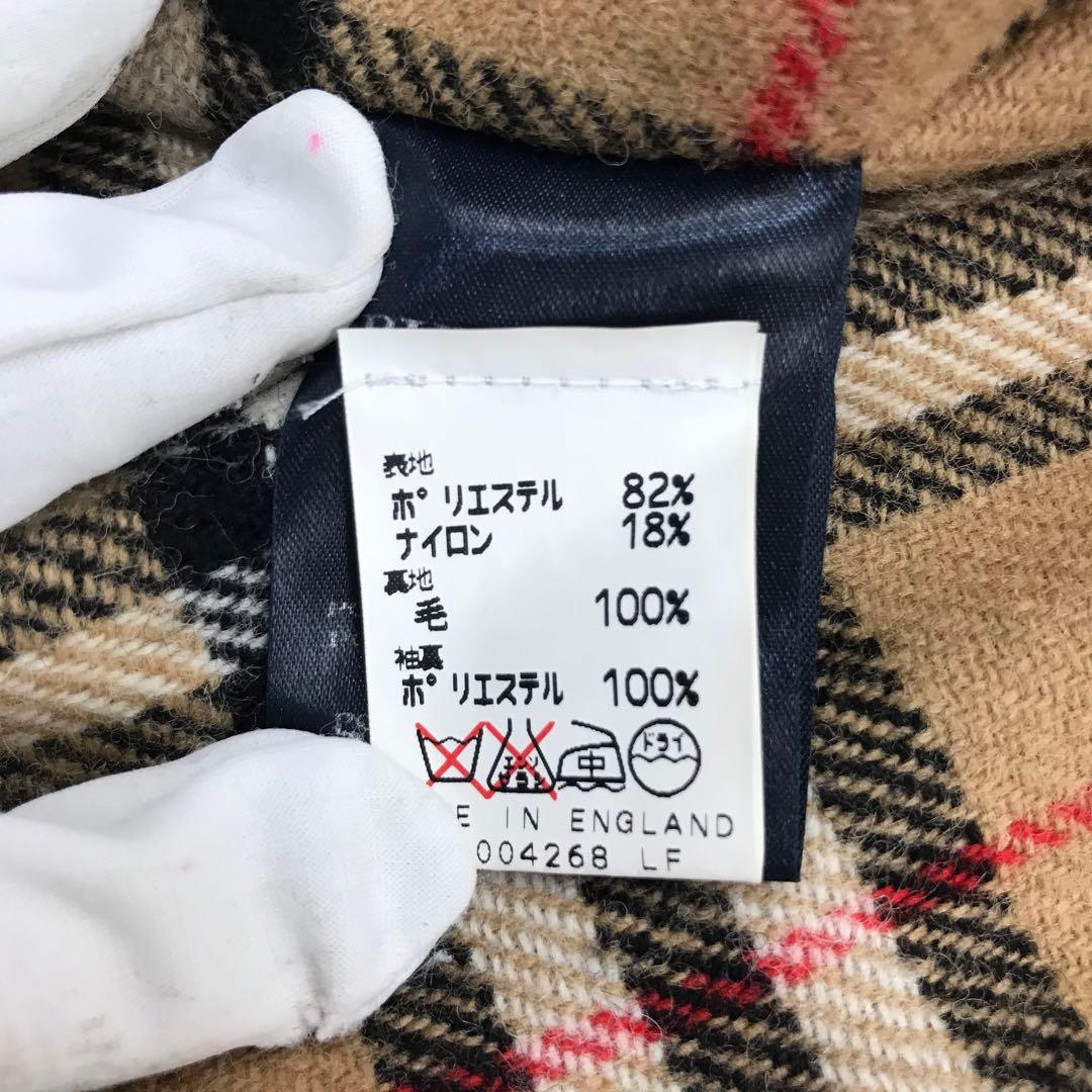 バーバリー オリーブ グリーン ステンカラーコート ノバチェック