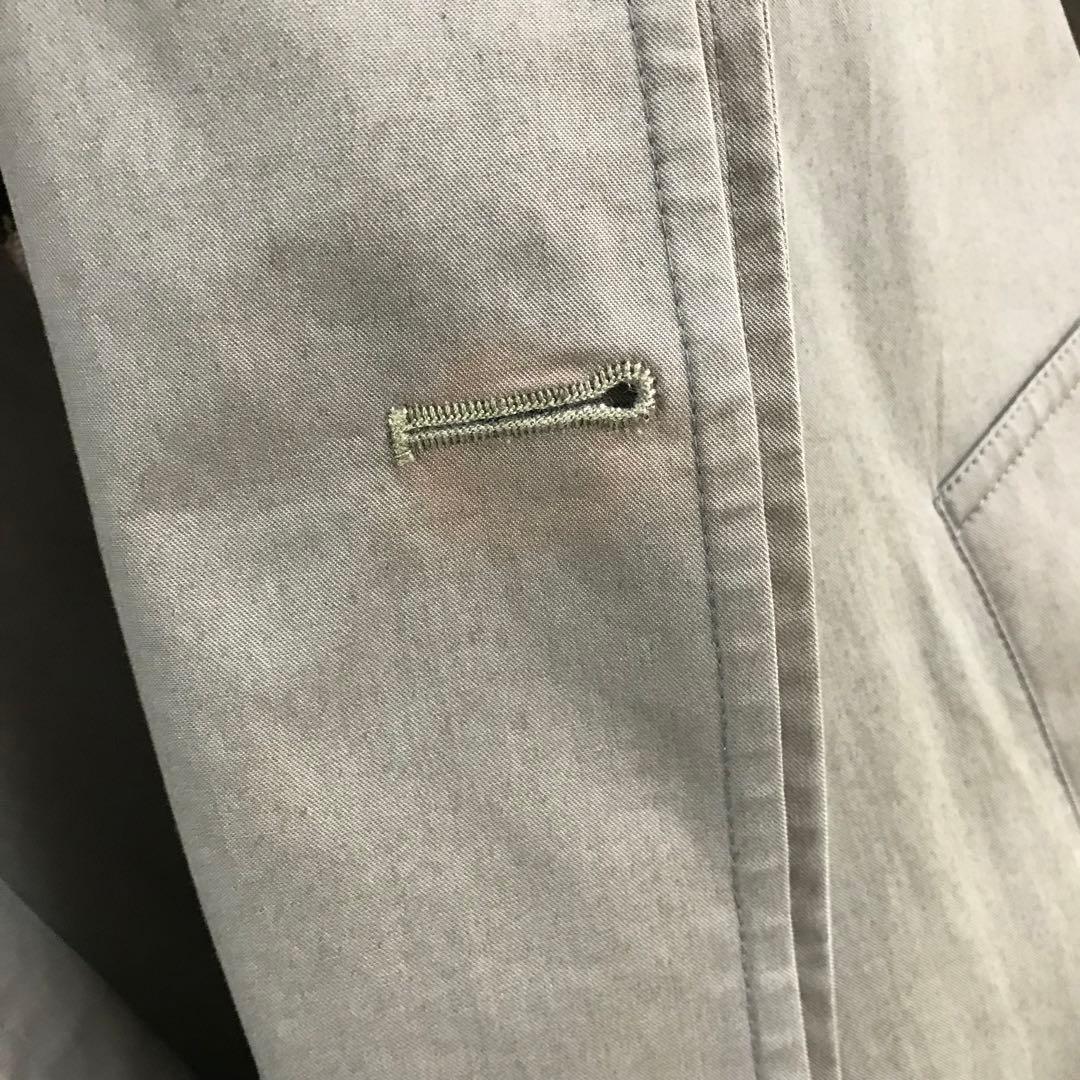 バーバリー オリーブ グリーン ステンカラーコート ノバチェック