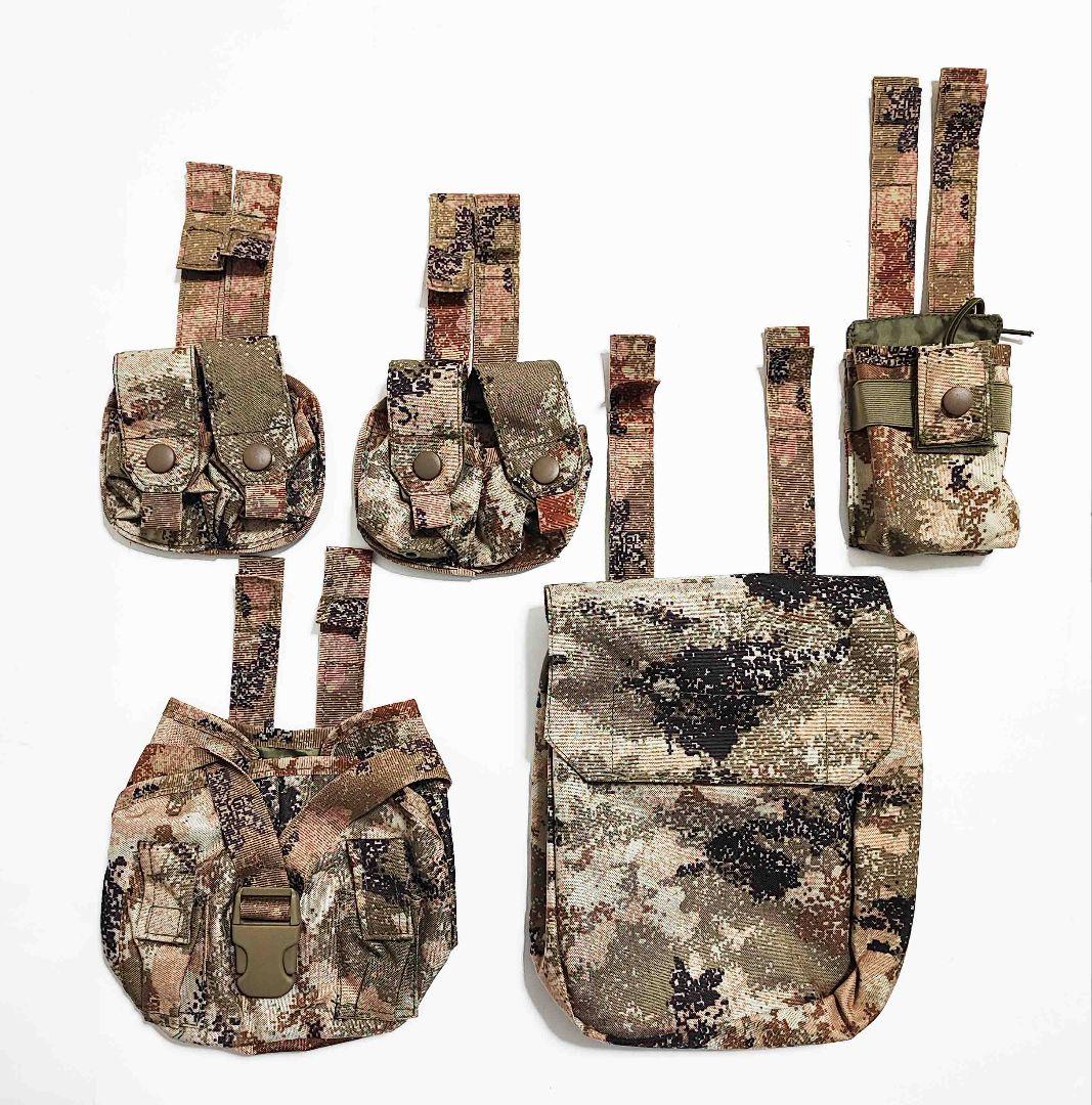 中国軍 中国人民解放軍 21式 星空荒漠迷彩 プレートキャリア 実物生地使用