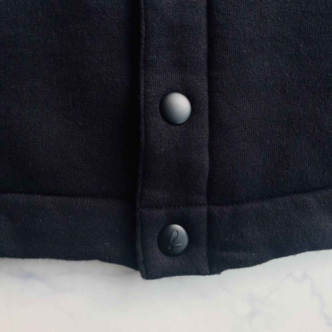 アニエスベー オム プレッション カーディガン 黒ボタン オールブラック