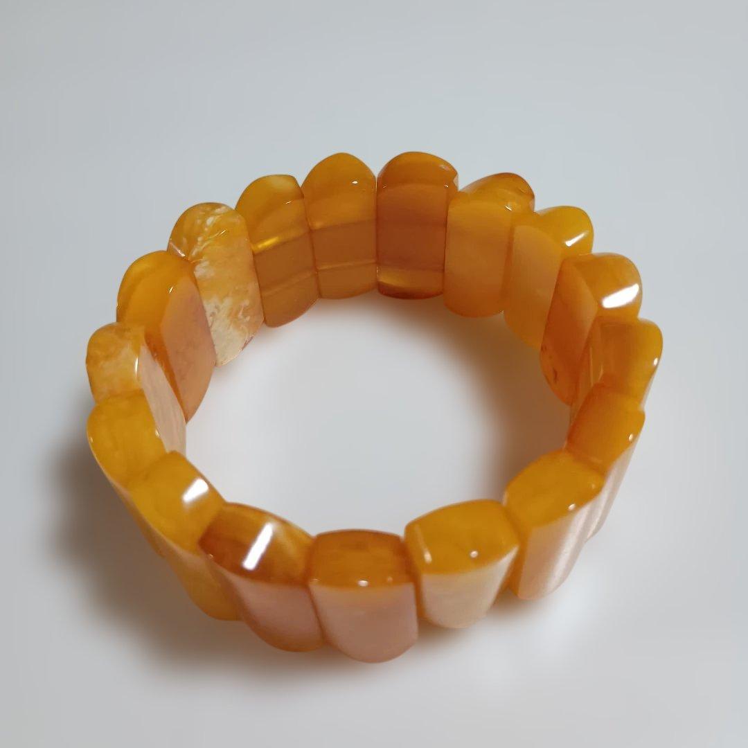 琥珀製ブレスレット