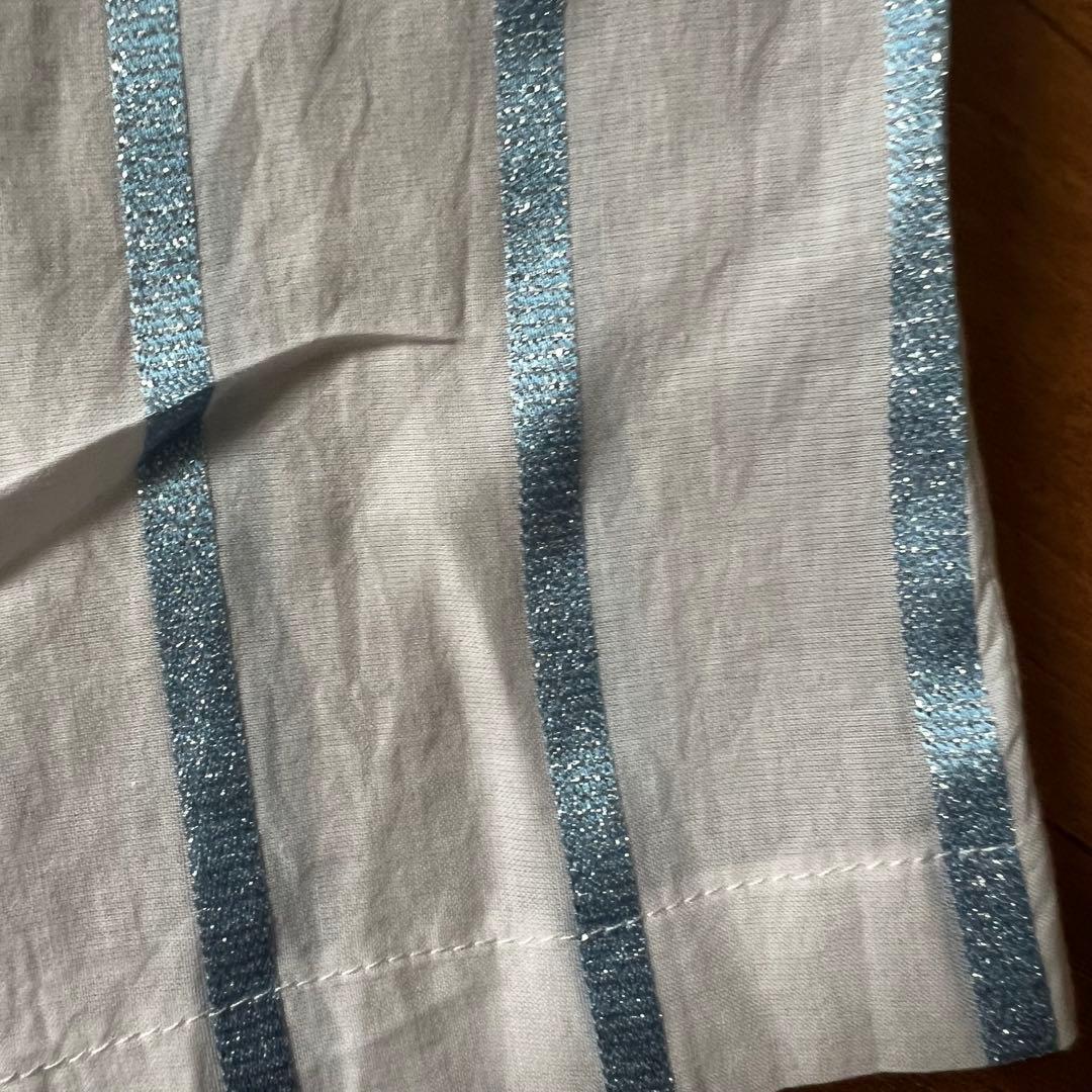 RED VALENTINOレッドヴァレンティノ　チュールラメフリルブラウス　40