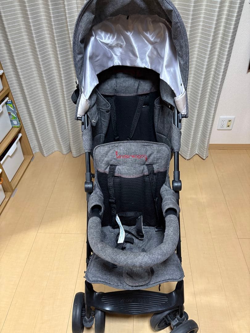 キンダーワゴン DUOシティHOPⅡ 2人乗りベビーカー