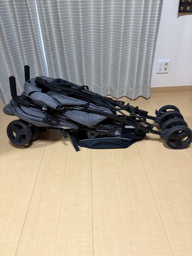 キンダーワゴン DUOシティHOPⅡ 2人乗りベビーカー