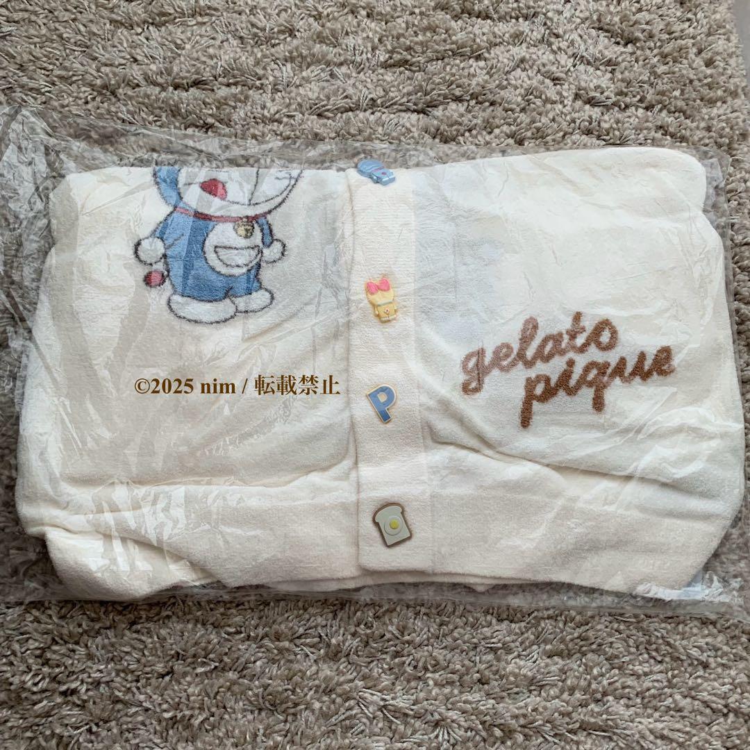 新品/ジェラピケ【ドラえもん】おはようおやすみカーディガン【ユニセックス】Ｍ－Ｌ